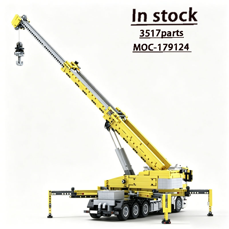 Heavy Equipment Lego - MOC-179124 City New Heavy Duty Crane