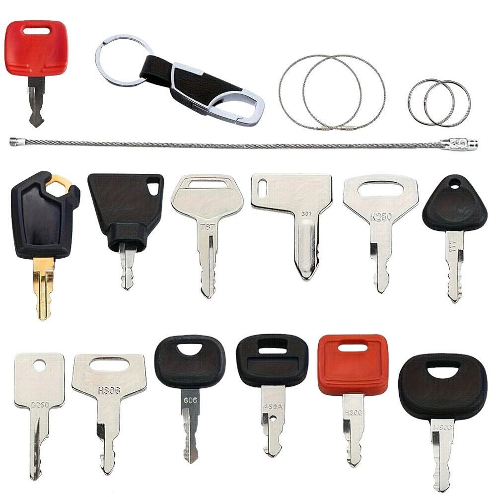 Heavy Equipment Excavator - 13PCS Ignition Key Set For Construction