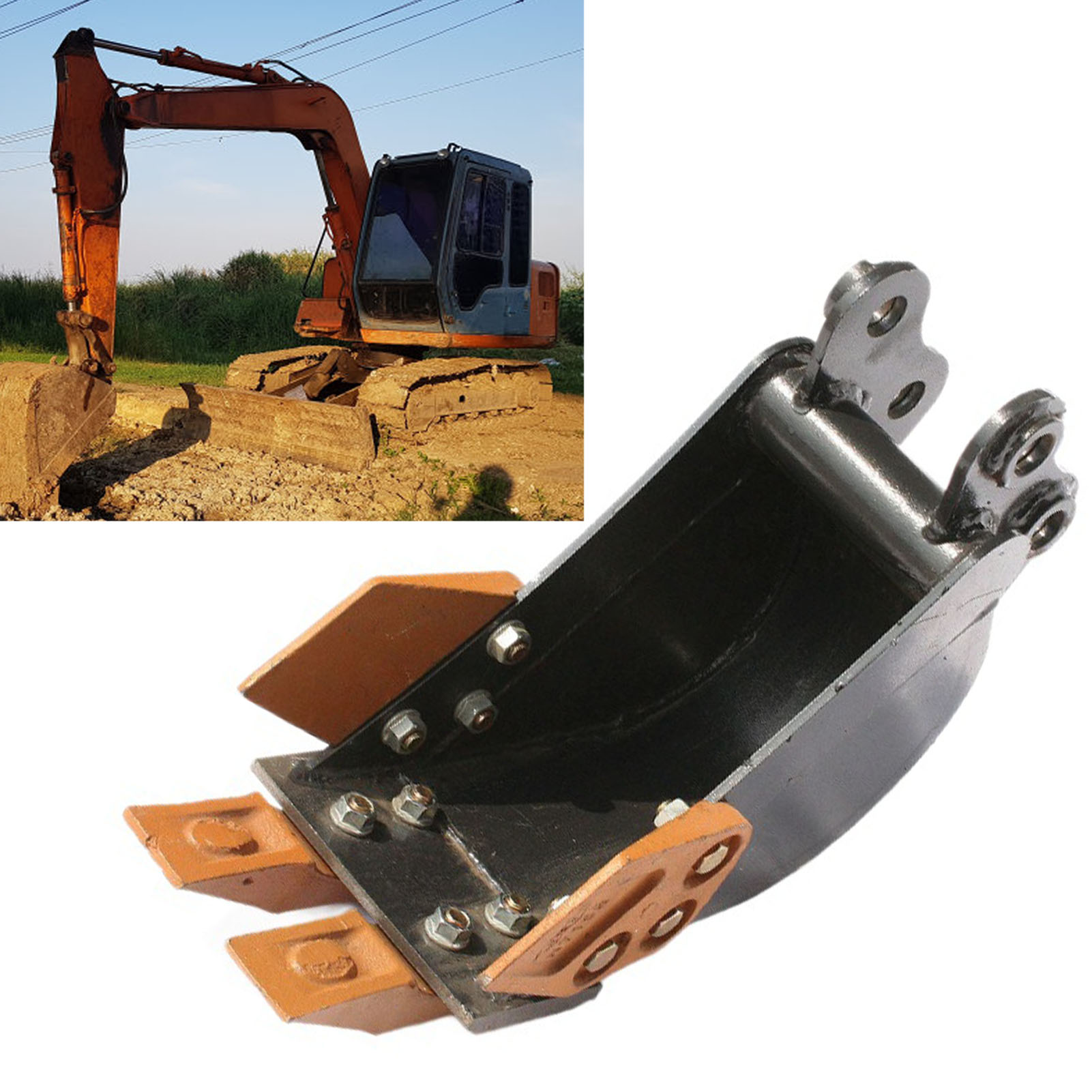 Heavy Equipment Excavator - Metal Mini Excavator Bucket Prevent Wear