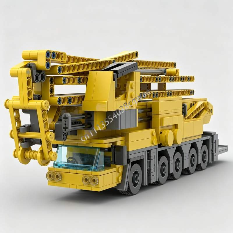 Heavy Equipment Lego - 1182PCS Tower Crane MOC Custom Puzzle