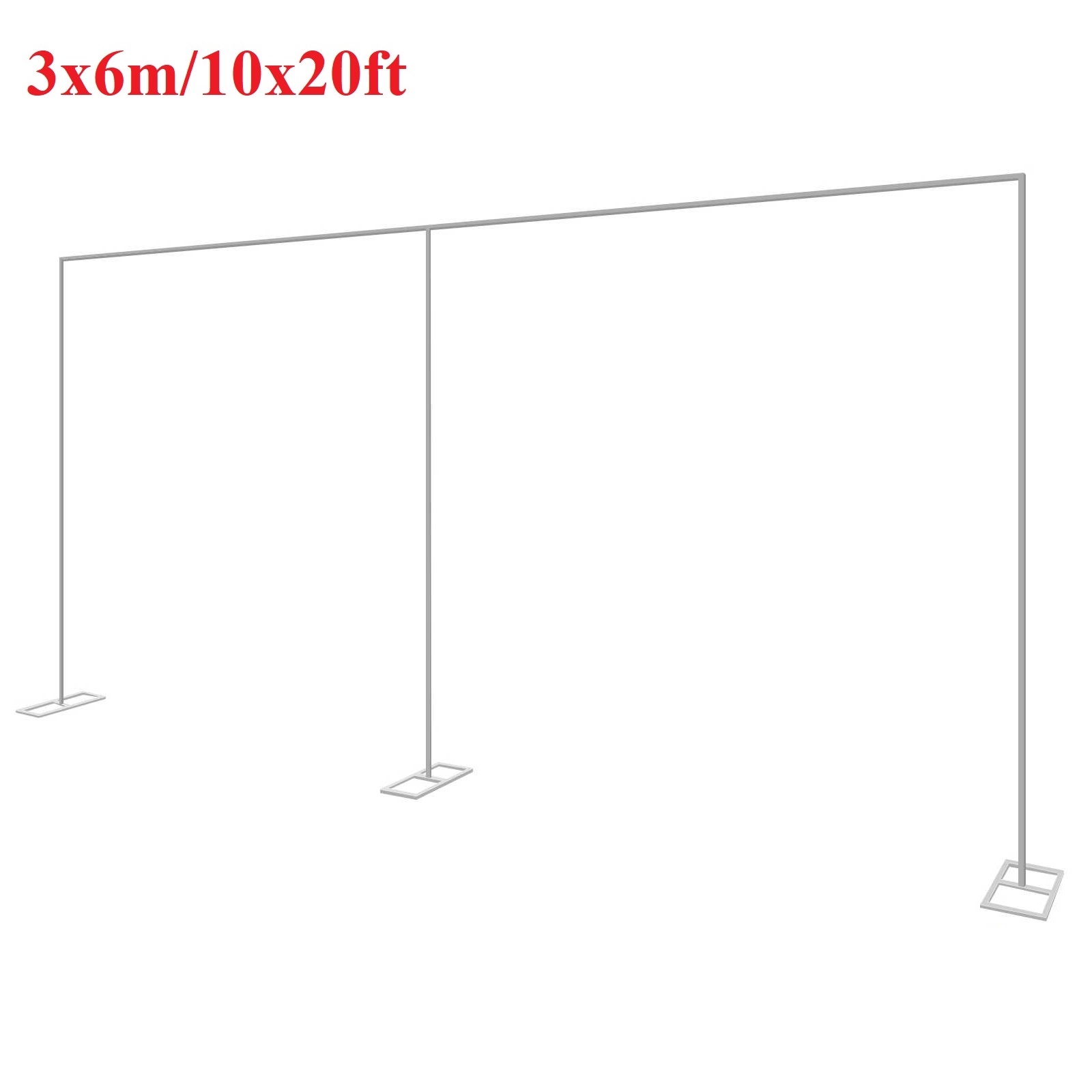 Heavy Equipment Video - 3x6m/10x20ft Metal Wedding Arch Stand Heavy