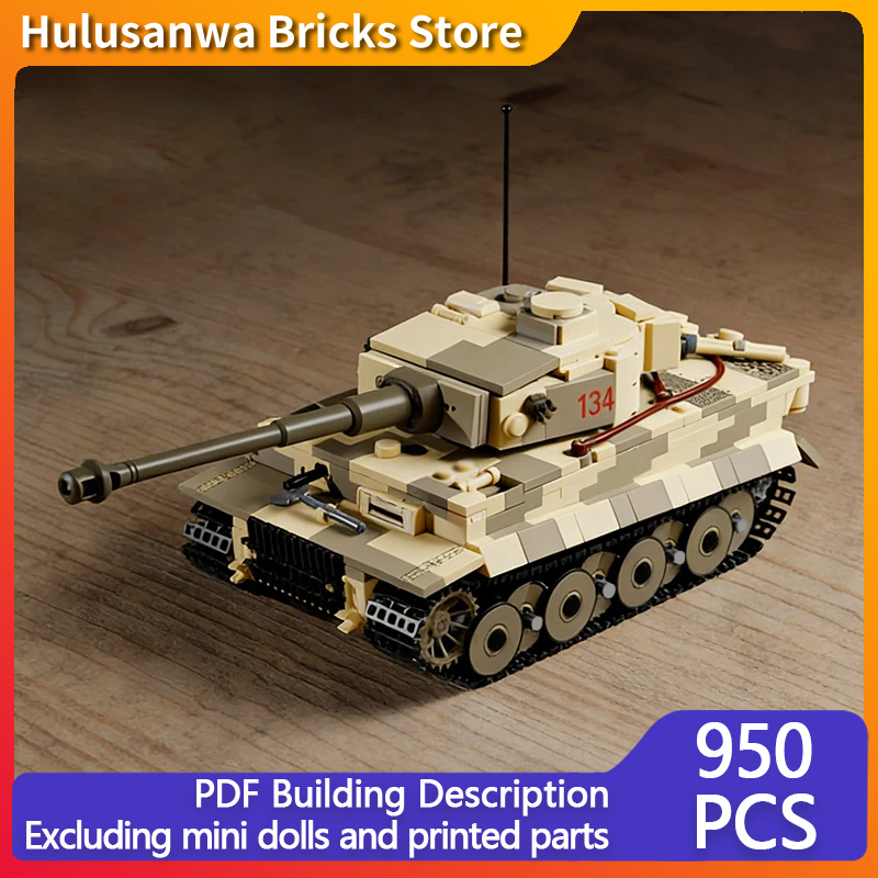 Heavy Military Tank Model MOC  - Heavy Equipment Lego ulasan dan harga