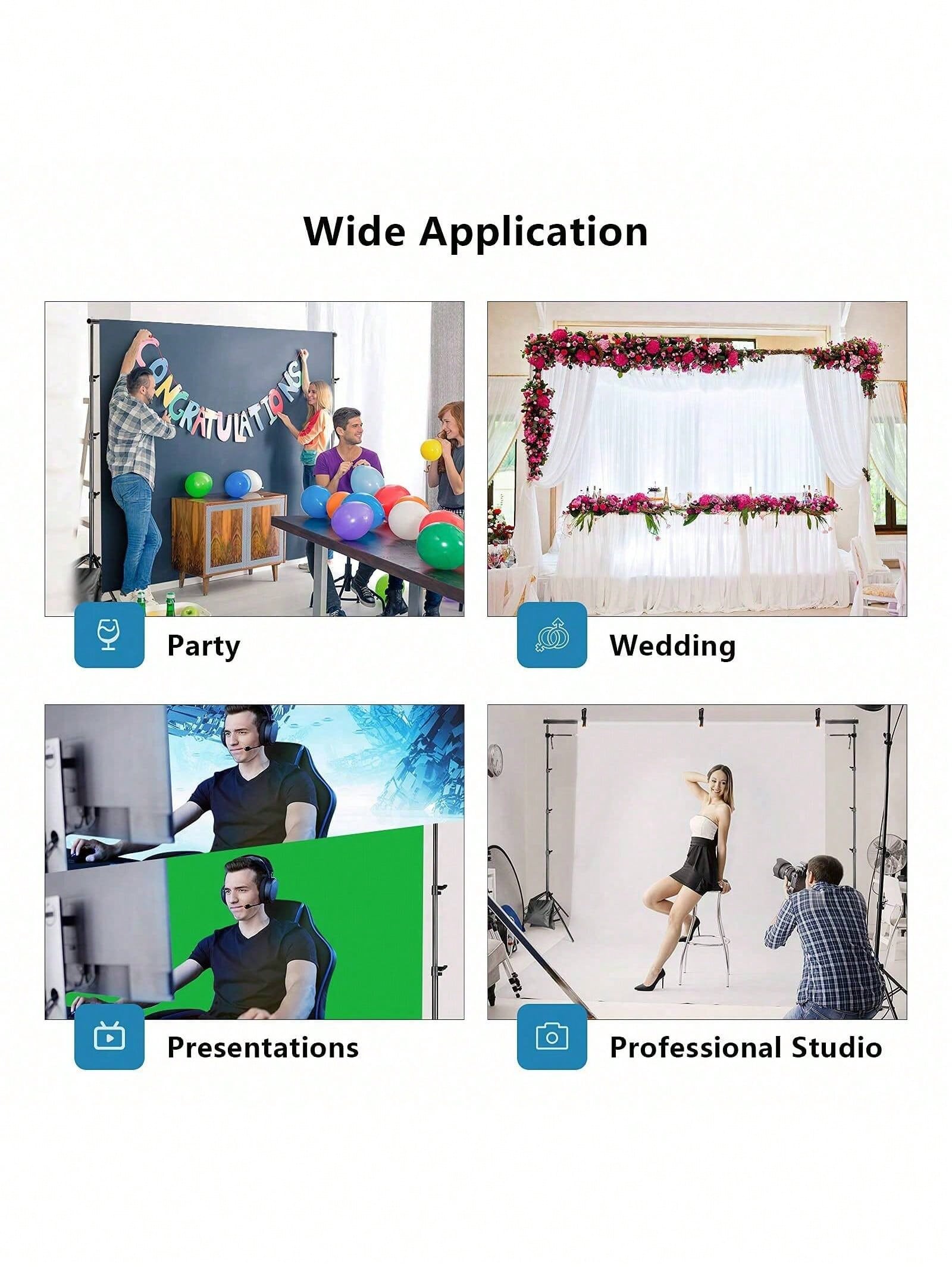 Backdrop Stand Professional He - Heavy Equipment Video ulasan dan harga