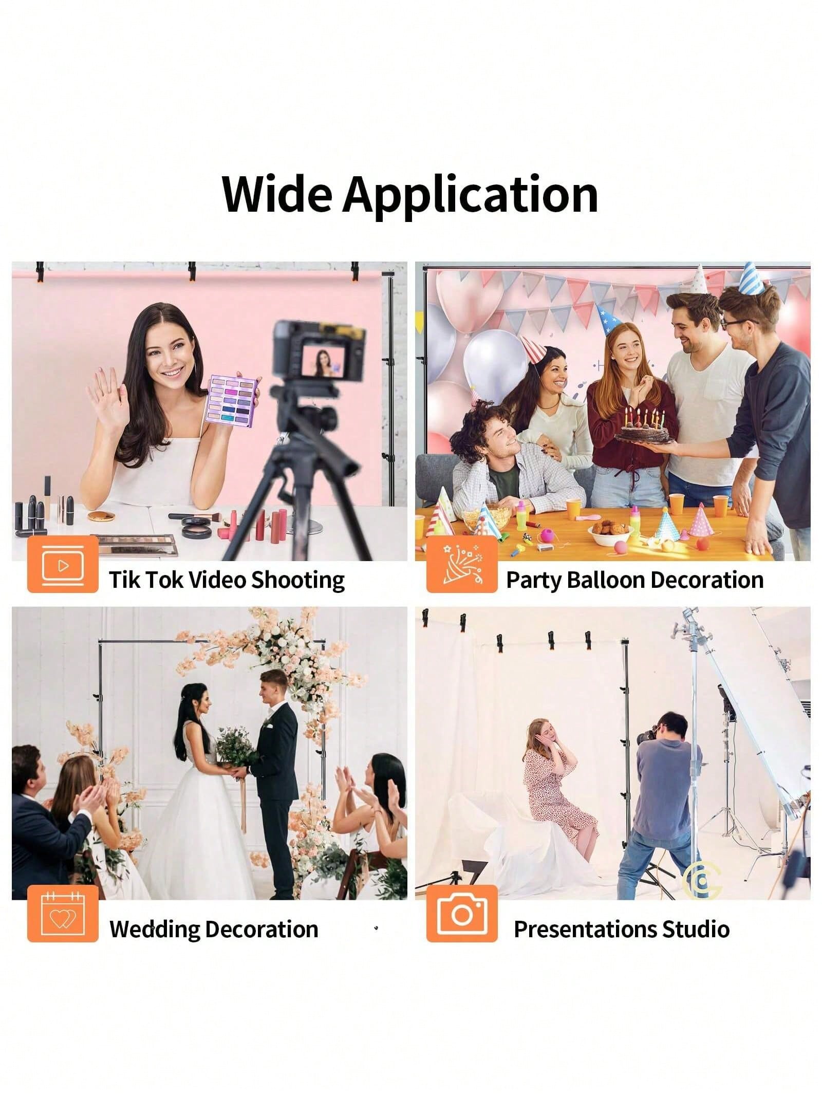 Backdrop Stand Professional He - Heavy Equipment Video ulasan dan harga