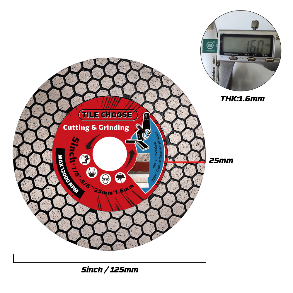 D115mm/125mm Diamond Blade Dia - Brick Cutting Saw ulasan dan harga
