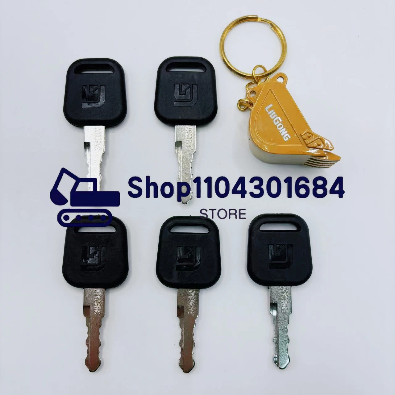 2/5PCS 34B0557 Keys for LIUGON - Heavy Equipment Excavator ulasan dan harga