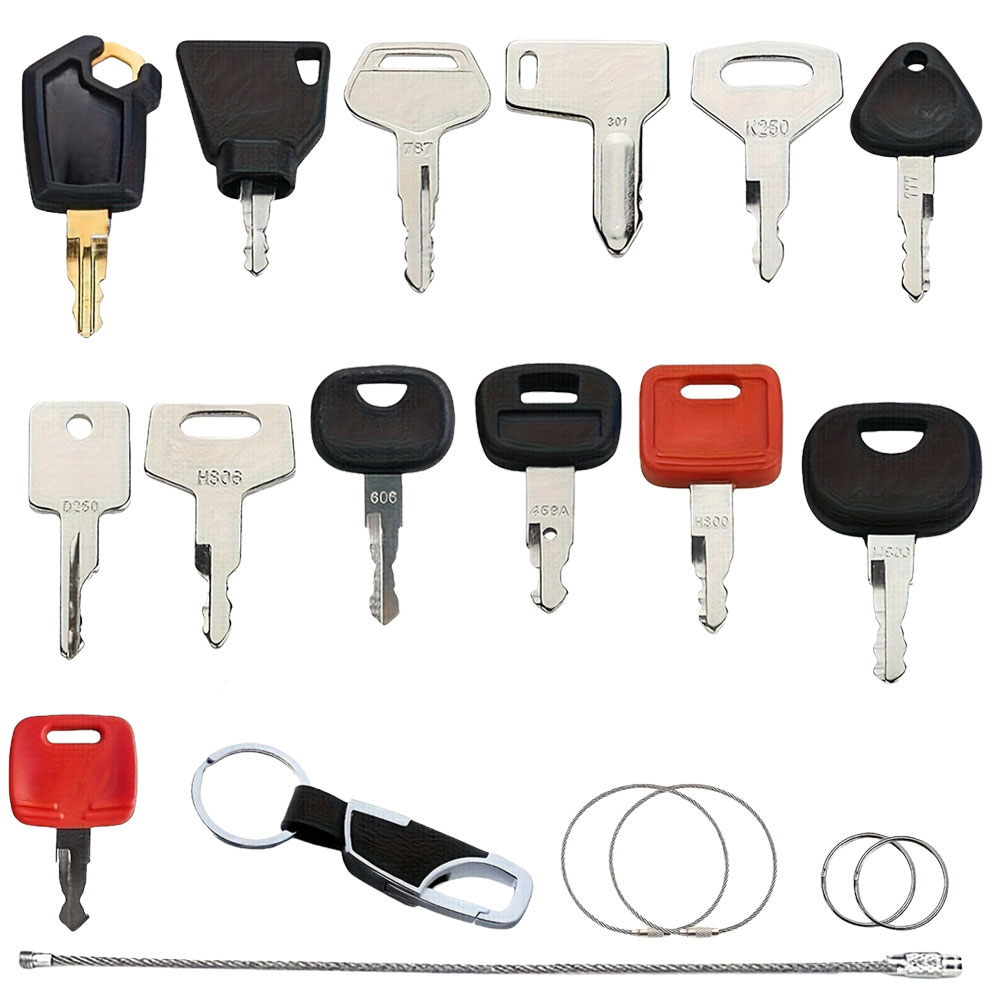 13PCS Ignition Key Set For Con - Heavy Equipment Excavator ulasan dan harga