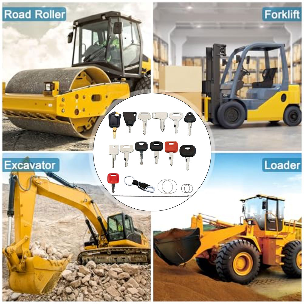 13PCS Ignition Key Set For Con - Heavy Equipment Excavator ulasan dan harga