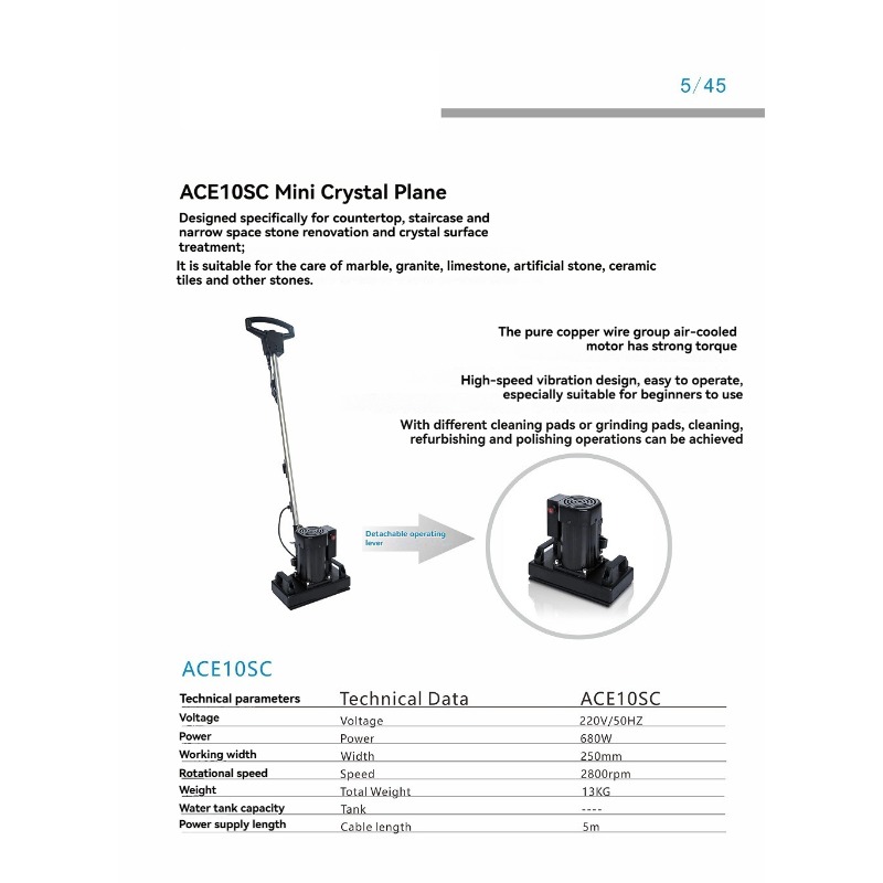 220V Floor Cleaning and Polish - Floor Grinding Machine ulasan dan harga