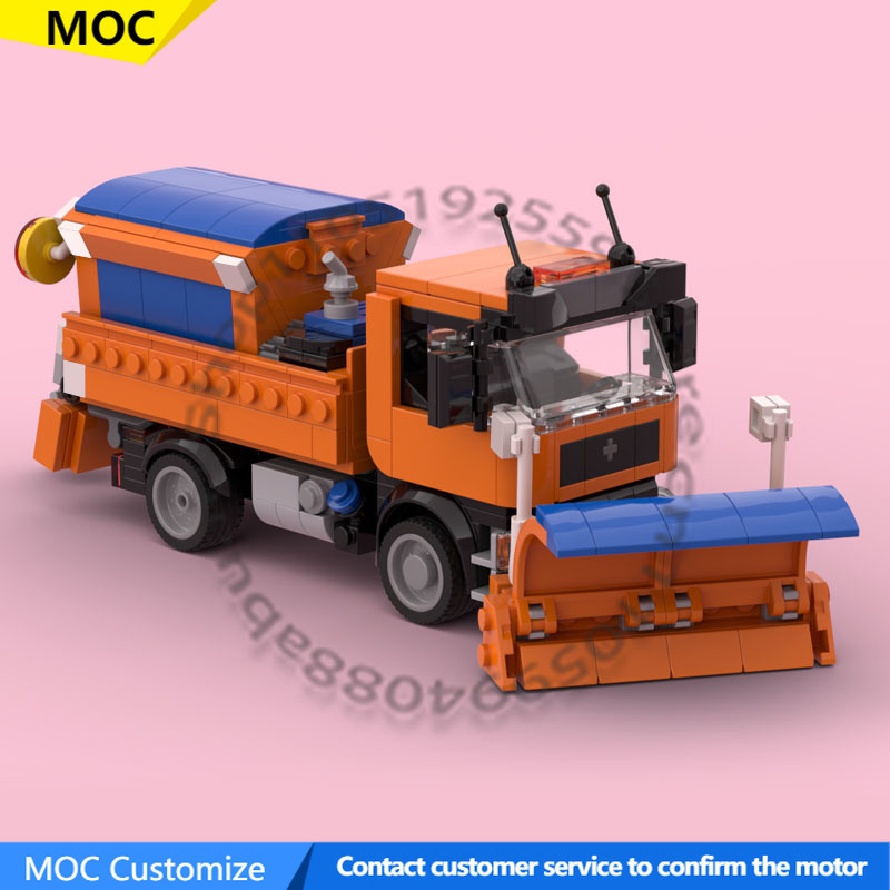 443 PCS Transport Car Snow Plo - Heavy Equipment Lego ulasan dan harga
