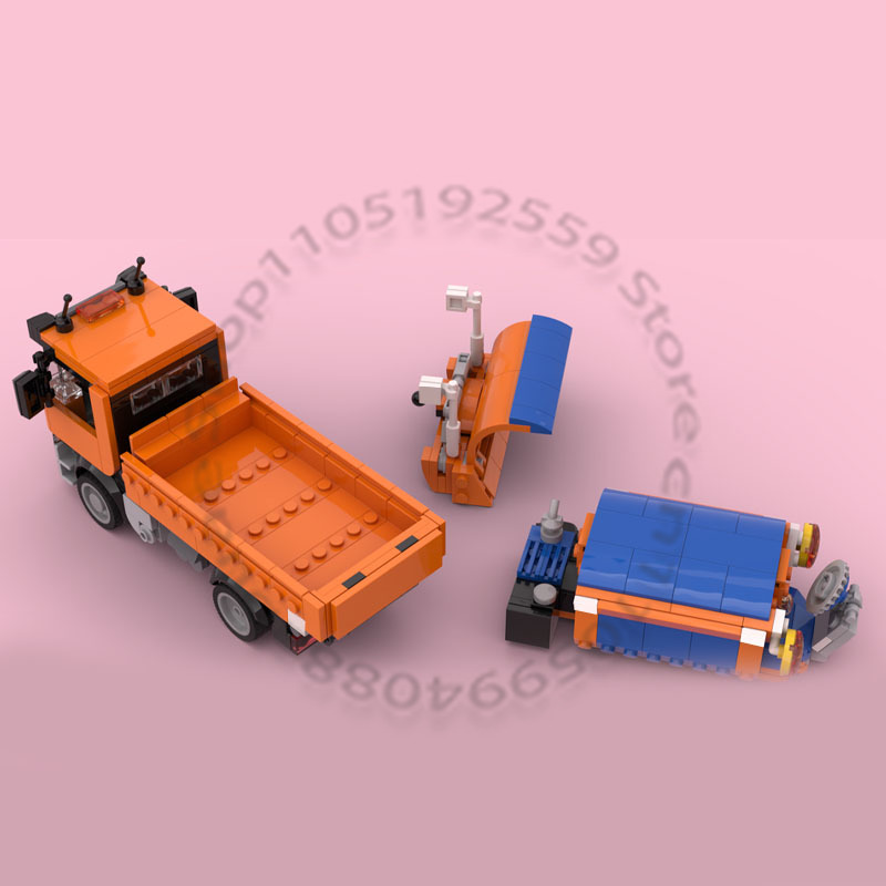 443 PCS Transport Car Snow Plo - Heavy Equipment Lego ulasan dan harga