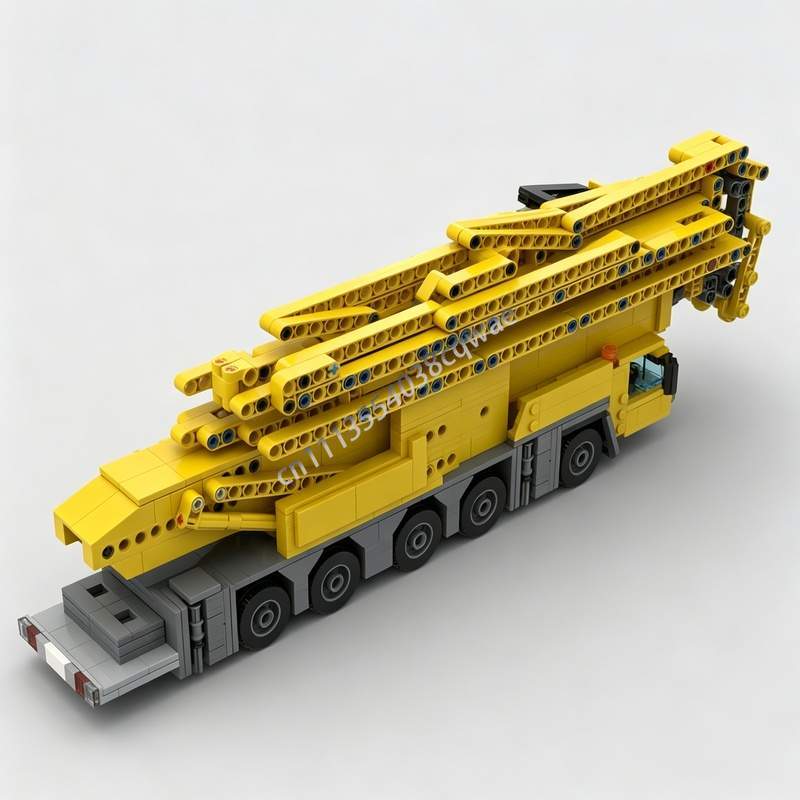 1182PCS Tower Crane MOC Custom - Heavy Equipment Lego ulasan dan harga