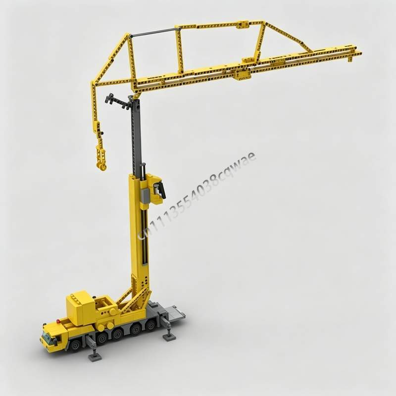 1182PCS Tower Crane MOC Custom - Heavy Equipment Lego ulasan dan harga