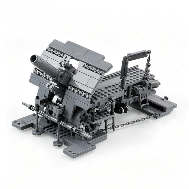 Heavy Siege Mortar Model MOC B - Heavy Equipment Lego ulasan dan harga