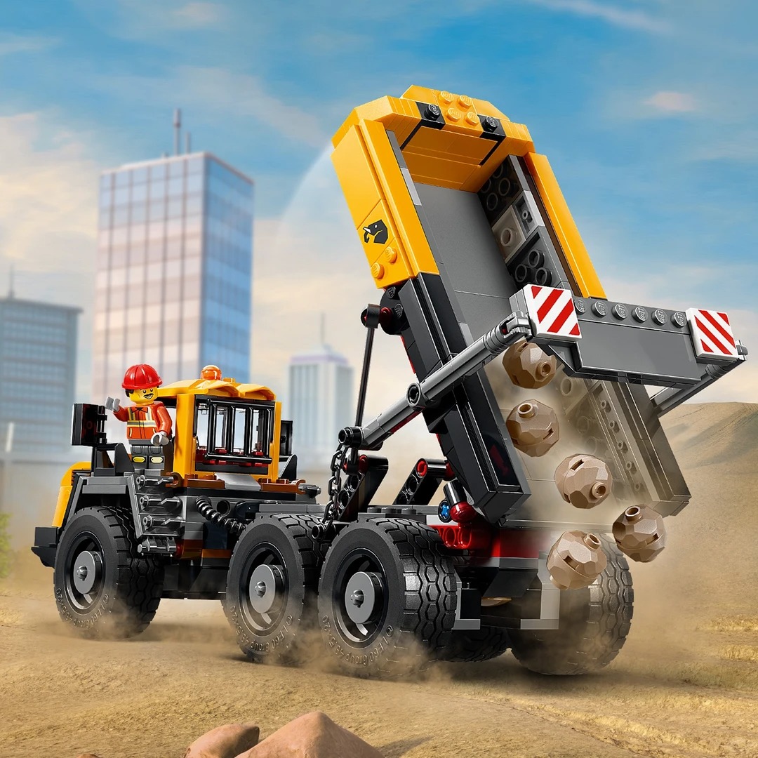 New In Stock 1132PCS Yellow Lo - Heavy Equipment Lego ulasan dan harga